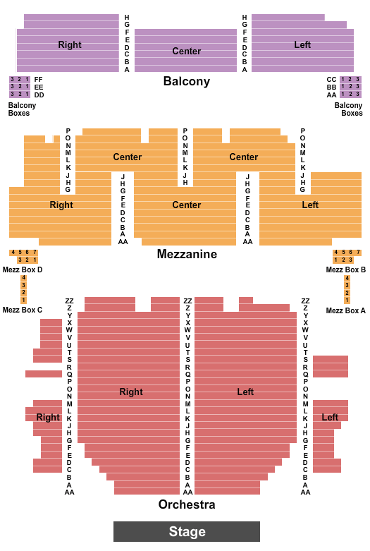 Palace Theatre New York City Lost Boys Seating Chart